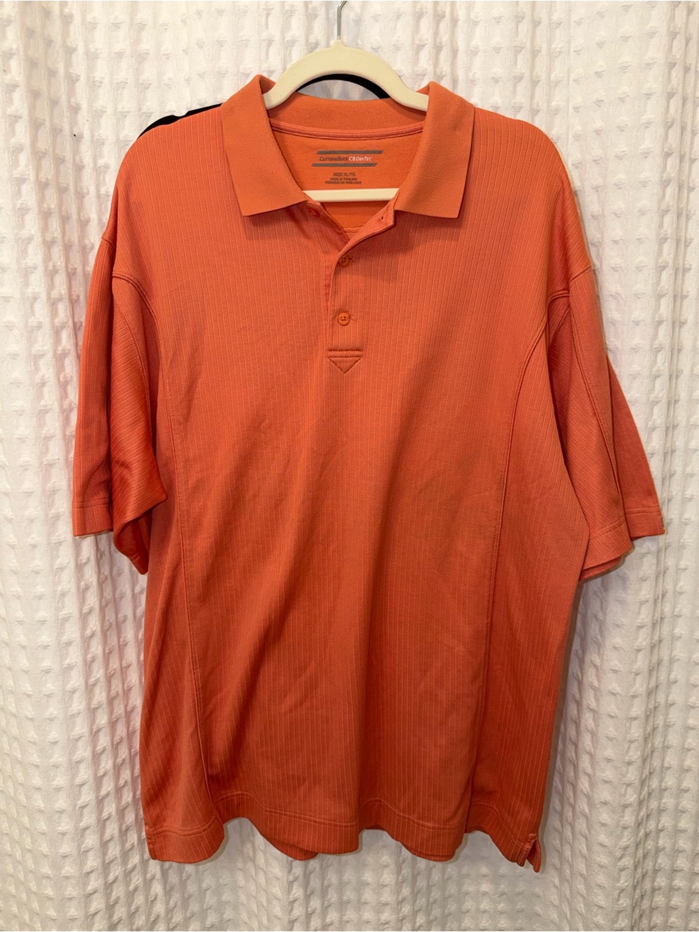 Cutter & Buck Men's Orange Polo